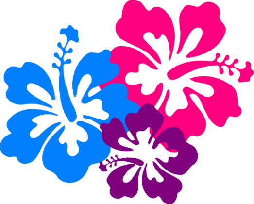 Tropical Flowers Clipart 2